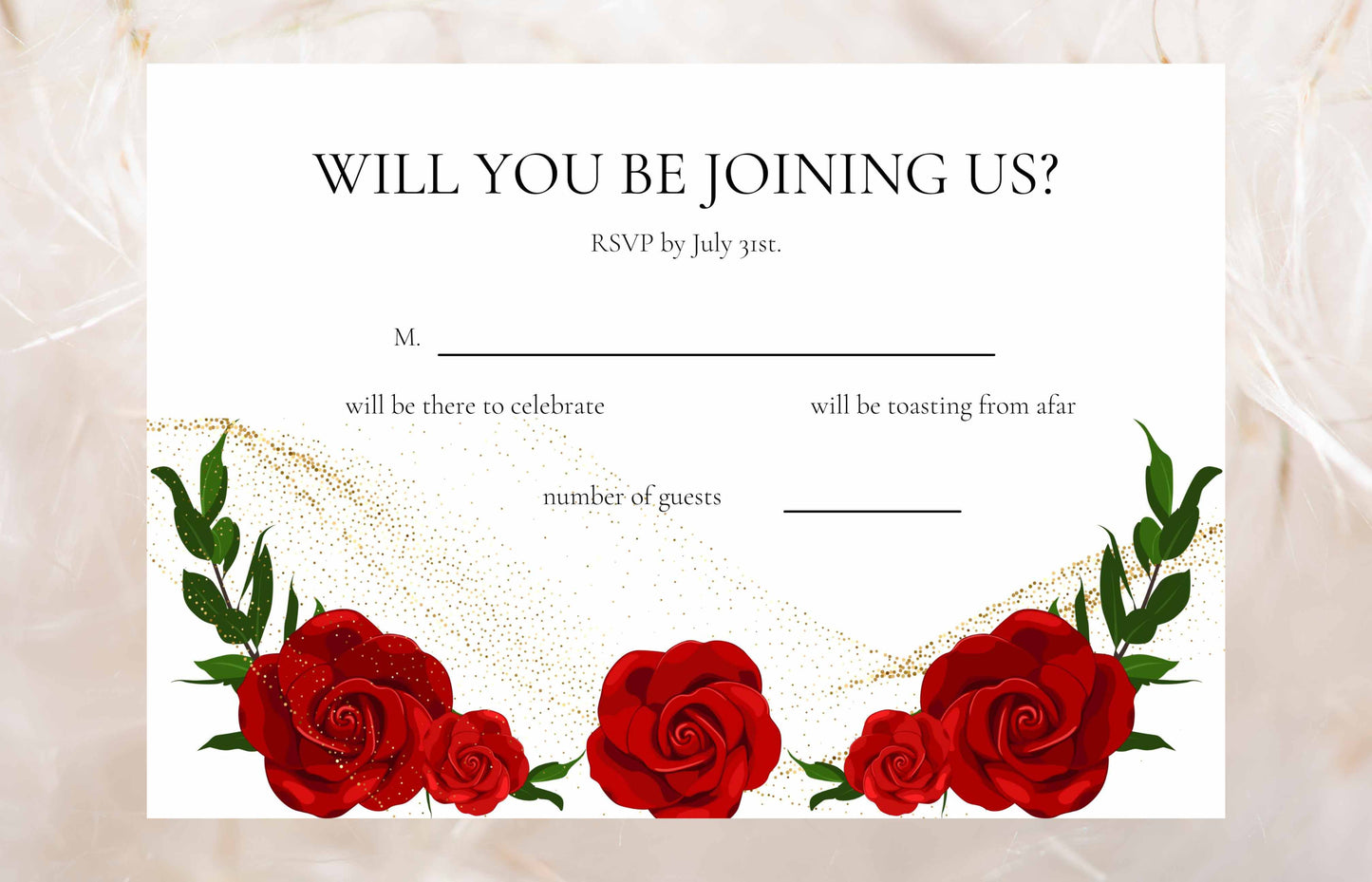 Red Rose Wedding Invitation set, Red Rose RSVP, Dark Red floral, Red Rose wedding Invitation, Details, Menu, Editable, Thank You Card. WIT62