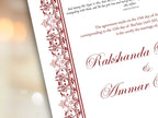 A4/A3 Nikkah Contract, Digital Printable Personalised Customised Nikkah Certificate, Digital Download, Islamic Marriage Contract. NN241