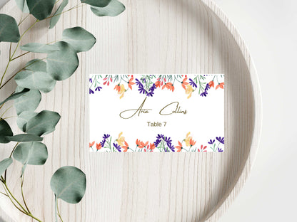 Wedding Menu Template, Thank You Card. WI197