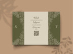 Gatefold Wedding Invitation Template, Menu Card, Thank you Card, Place Card, Name Card WI264