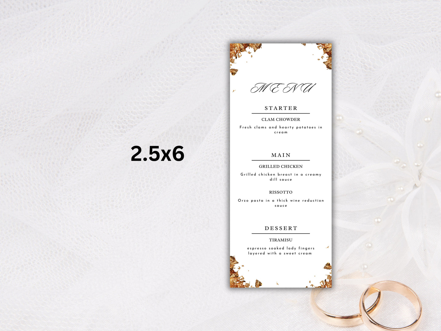 Gold Wedding Invitation Set, Gold RSVP, Wedding Invitation, Details Editable, Menu Card, Save The Date, Wedding Invite. WC82