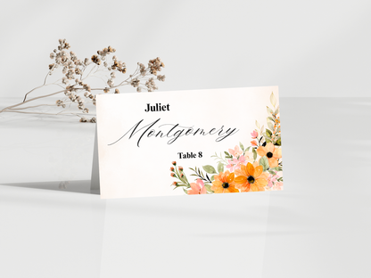 Elegant Wedding Stationery Bundle, Editable Template, Menu, Thank You & Table Cards, [CANVA DESIGNS] WI395