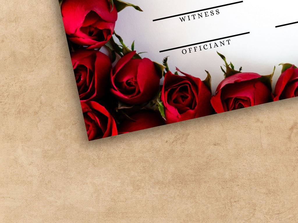 Luxury Nikkah Certificate, Premium A4 Islamic Wedding Contract, Nikkah Nama, Muslim Marriage Certificate, Personalised Names, A4, A3. NN248
