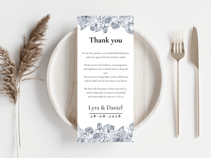 Gatefold Wedding Invitation Template, RSVP, Thank You Card, Table Card, Menu Card, Reception Card, Details Card. Wedding Bottle Label. WI292