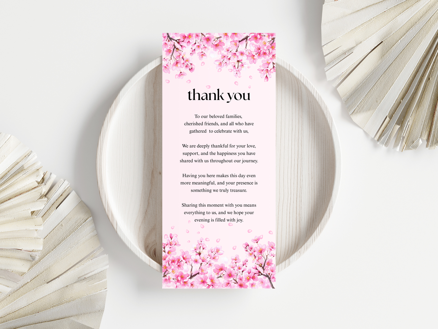 Wedding Thank you Card, Menu Card, Table Card. WI360