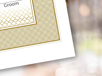 Nikkah Certificate Digital Download Personalised, A4, A3, Template, Editable, Nikkah Nama, Nikkah Contract, Muslim Contract. NN286