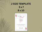 Playing Card Wedding Guest Book Sign | Pick a Card Any Card | Unique Deck of Cards | Minimalist Wedding Sign Instant Download. WS65