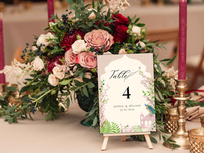 Wedding Table Number Template, Wedding Number, Printable Table Number, Editable Template, Wedding Decor, Modern Table Numbers. TS3