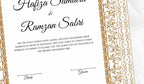 A3, A4 Muslim Agreement Digital Template. NN110