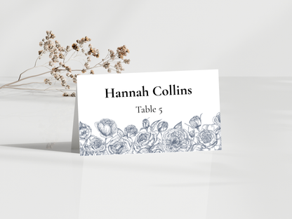 Wedding Thank you Card, Menu Card,  Wedding Bottle Label, Table Card. WI291