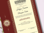 Luxury Muslim NIkkah Certificate. NN111