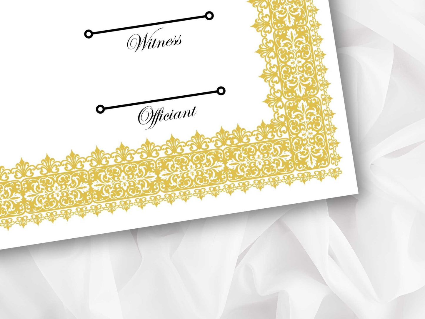 Nikkah Certificate Template, Traditional Islamic Wedding Agreement, Marriage Contract Wedding, Marriage Certificate Template, A4, A3. NN264