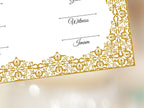 Nikkah Certificate Digital Download Personalised, A4, A3, Template, Editable, Nikkah Nama, Nikkah Contract, Muslim Contract. NN243