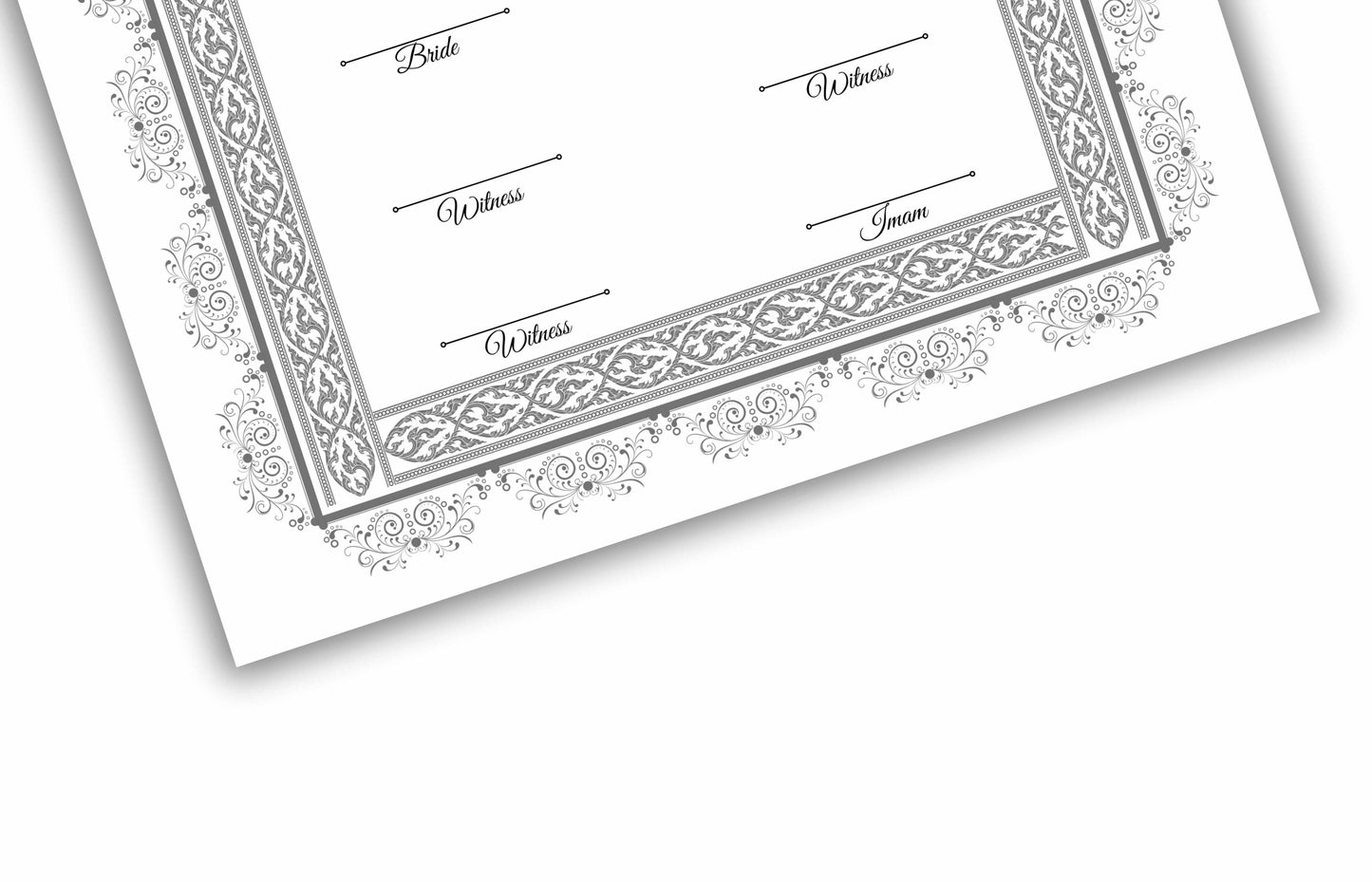 Nikkah Certificate, Nikkah Islamic Marriage Certificate, Printable, Nikkah Contract, Editable, Digital Download. NN121