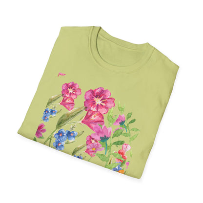 Botanical Bliss T-Shirt - Floral Print Tee