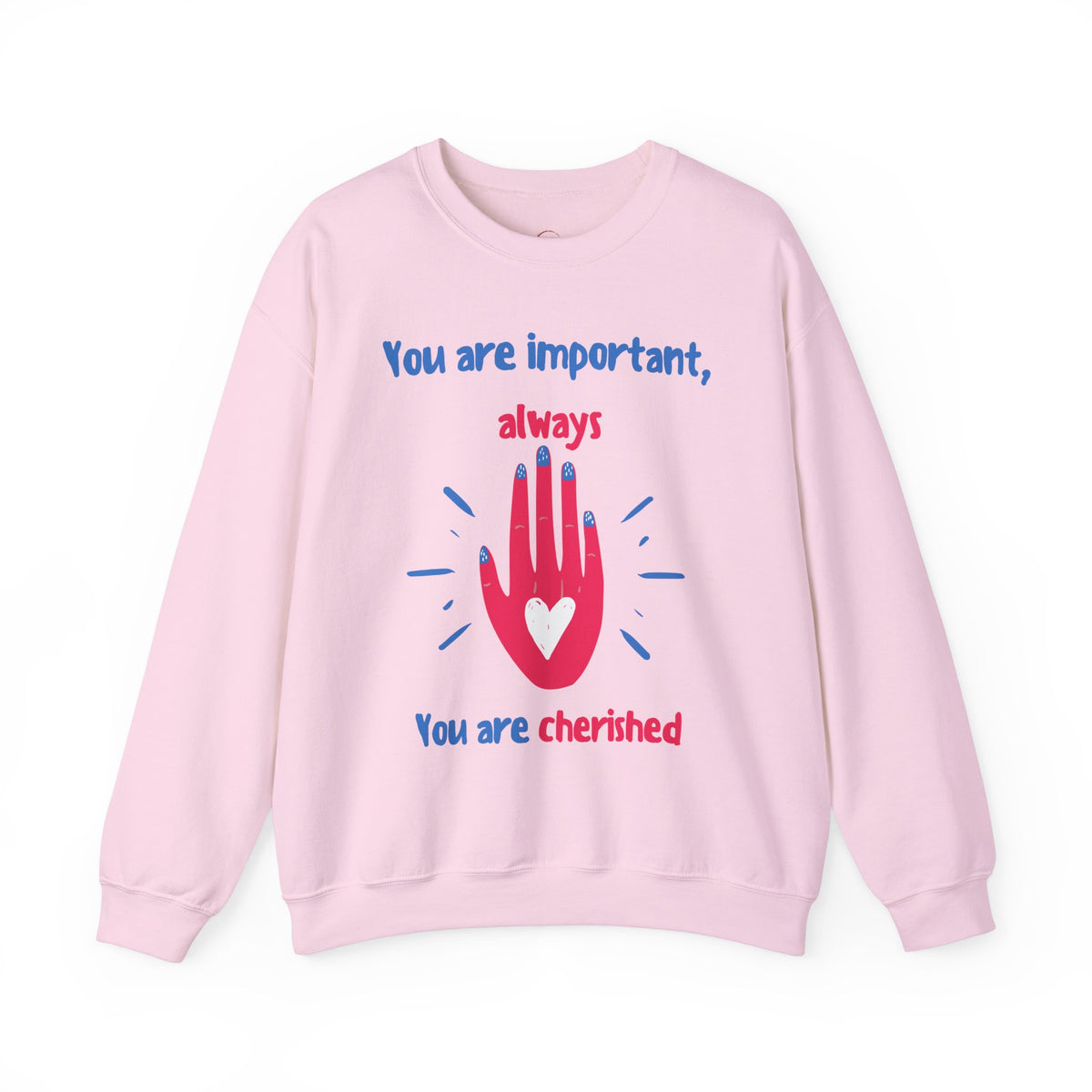 Empowering Crewneck Jumper, Inspirational Women's