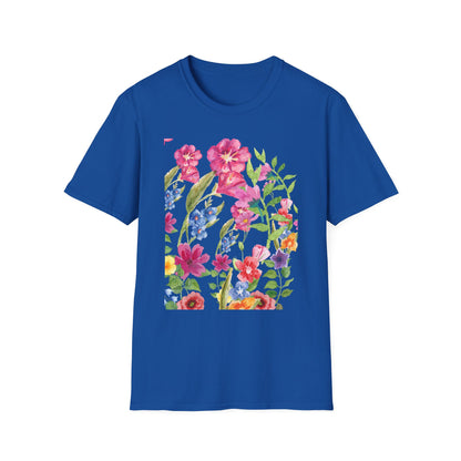 Botanical Bliss T-Shirt - Floral Print Tee