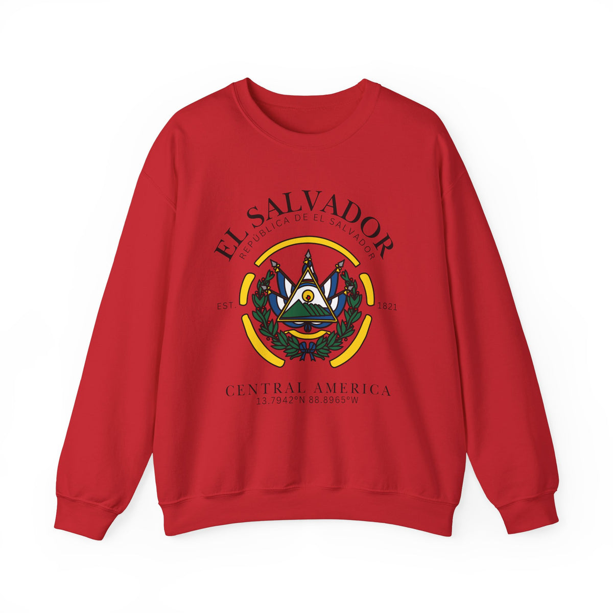 El Salvador Sweatshirt, El Salvador Flag Shirt, Central America