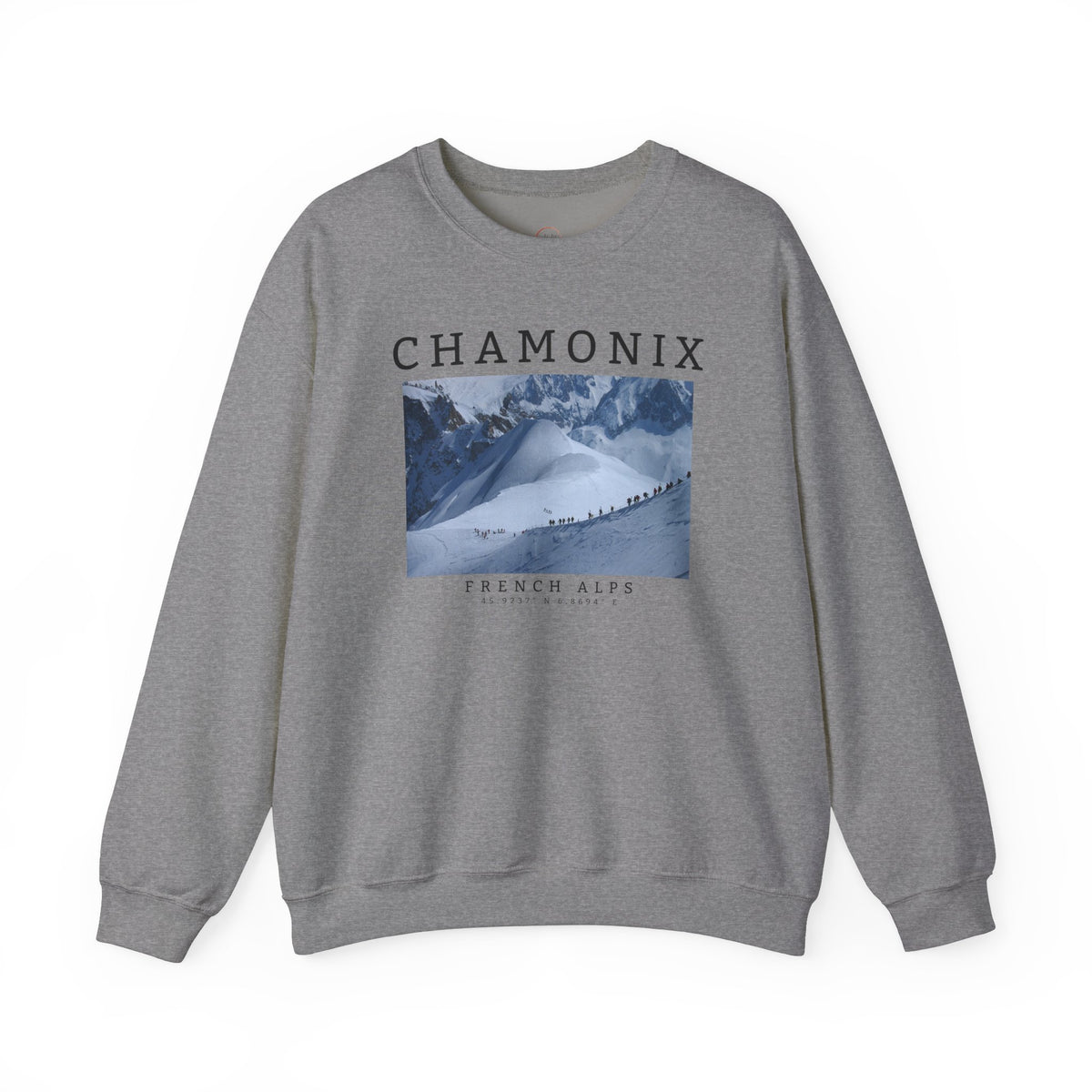 Chamonix Sweatshirt, Chamonix Sweater, Alpine Style Sweatshirt, Ski Sweatshirt Unisex