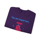 Empowering Crewneck Jumper, Inspirational Women's