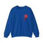 Valentine's Day Sweet Candy Sweatshirt, Pink Red Cute Unisex Crewneck Jumper,