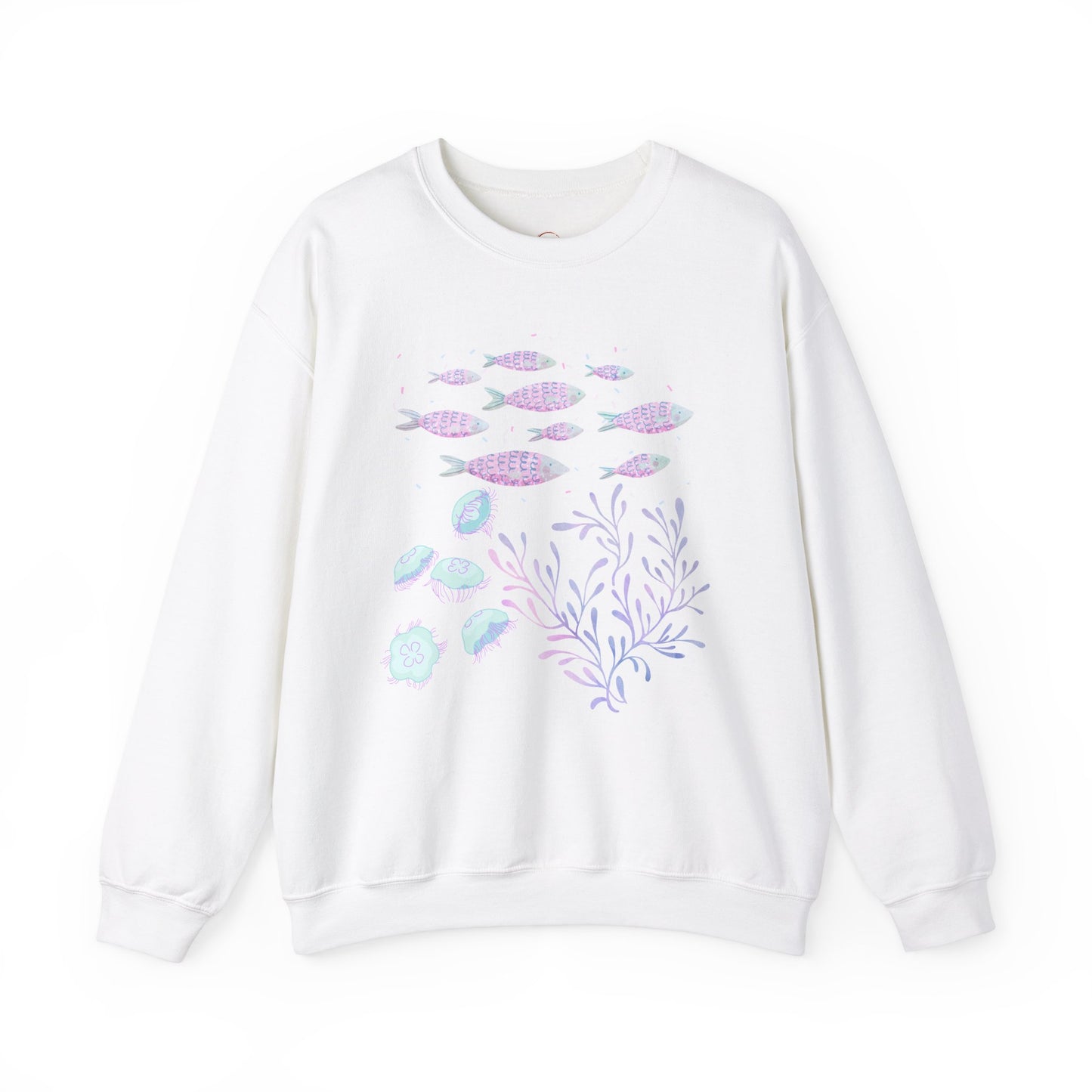 Sea Animals Vintage Unisex Crewneck Sweatshirt