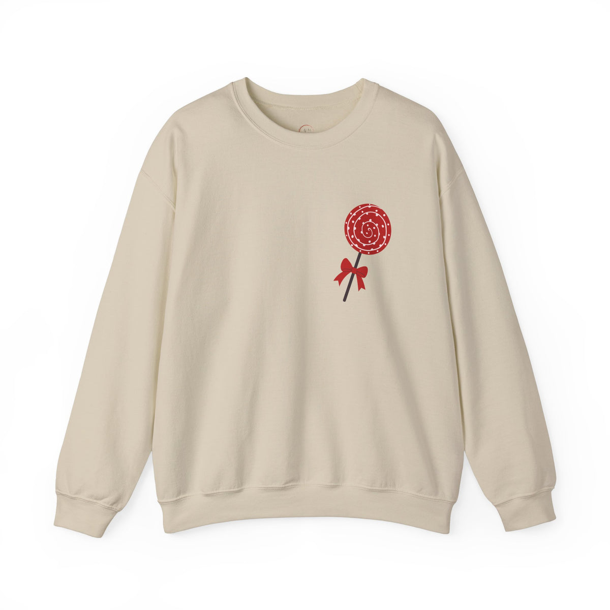 Valentine's Day Sweet Candy Sweatshirt, Pink Red Cute Unisex Crewneck Jumper,