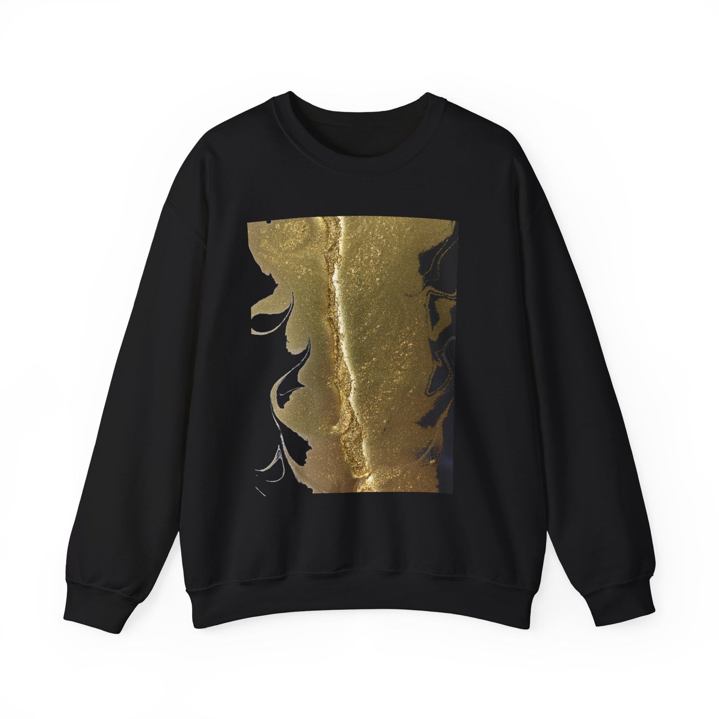 Gold Leaf Graphic Crewneck Sweatshirt | Cozy Fall/Winter Style Gift