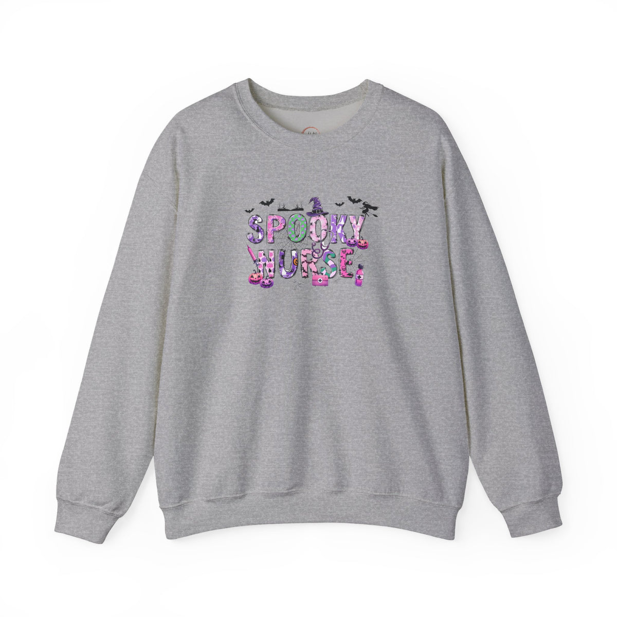 Spooky Nurse Sweatshirt – Cute Halloween Nurse Crewneck