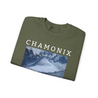 Chamonix Sweatshirt, Chamonix Sweater, Alpine Style Sweatshirt, Ski Sweatshirt Unisex, trendy gift, Alpine ski, Ski resort