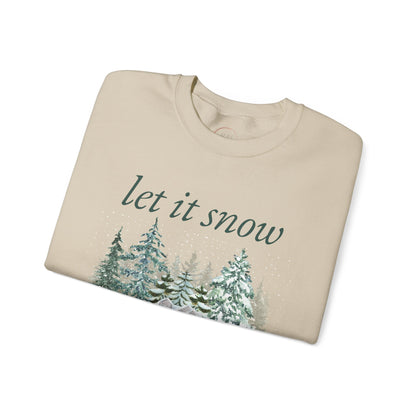 Snow Pine Tree Sweatshirt - Unisex