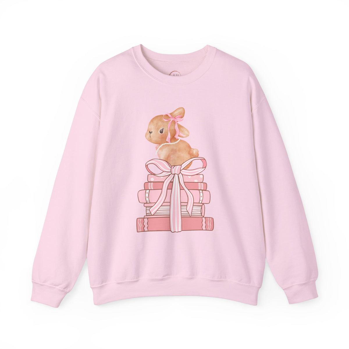 Cat on Books Unisex Sweatshirt, Reading Lover Gift