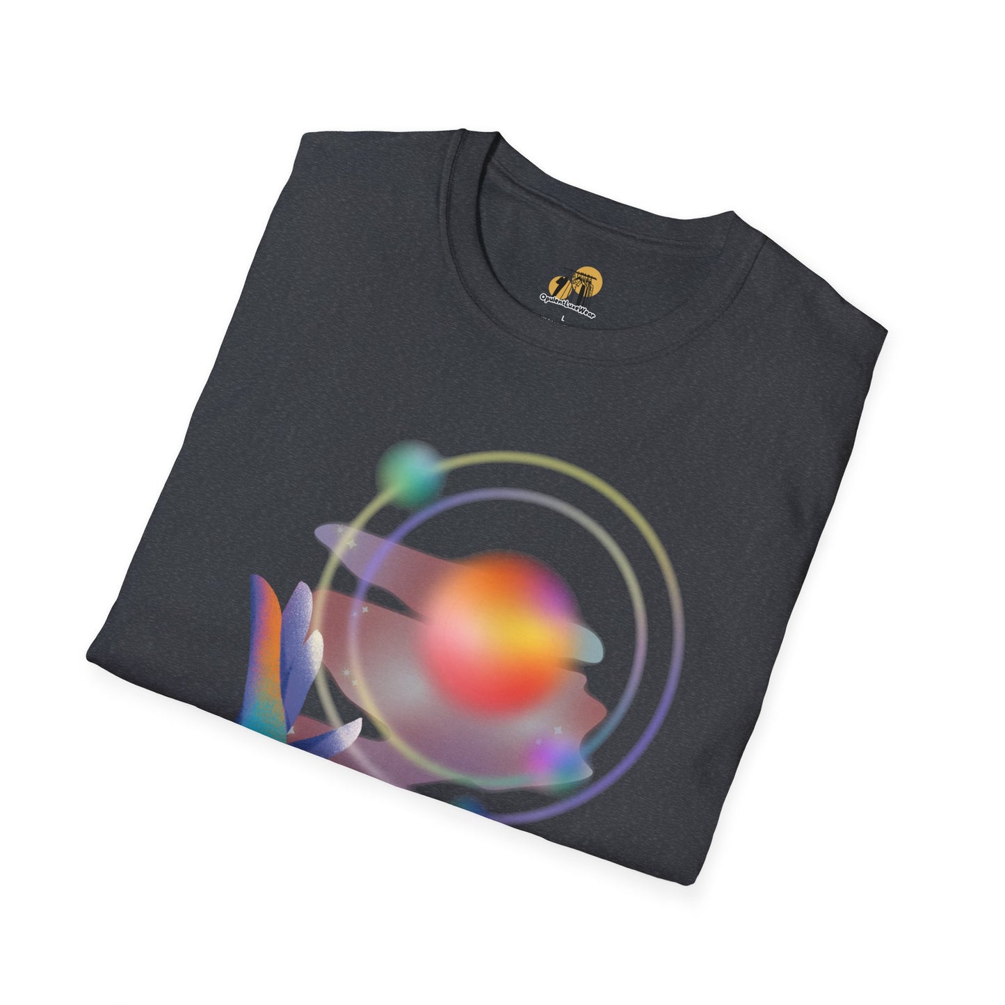 Gradient Hand-Illustration Unisex T-Shirt, Soft T-Shirt, Casual Wear, Trendy Top, Gift for Friends, Graphic Tee