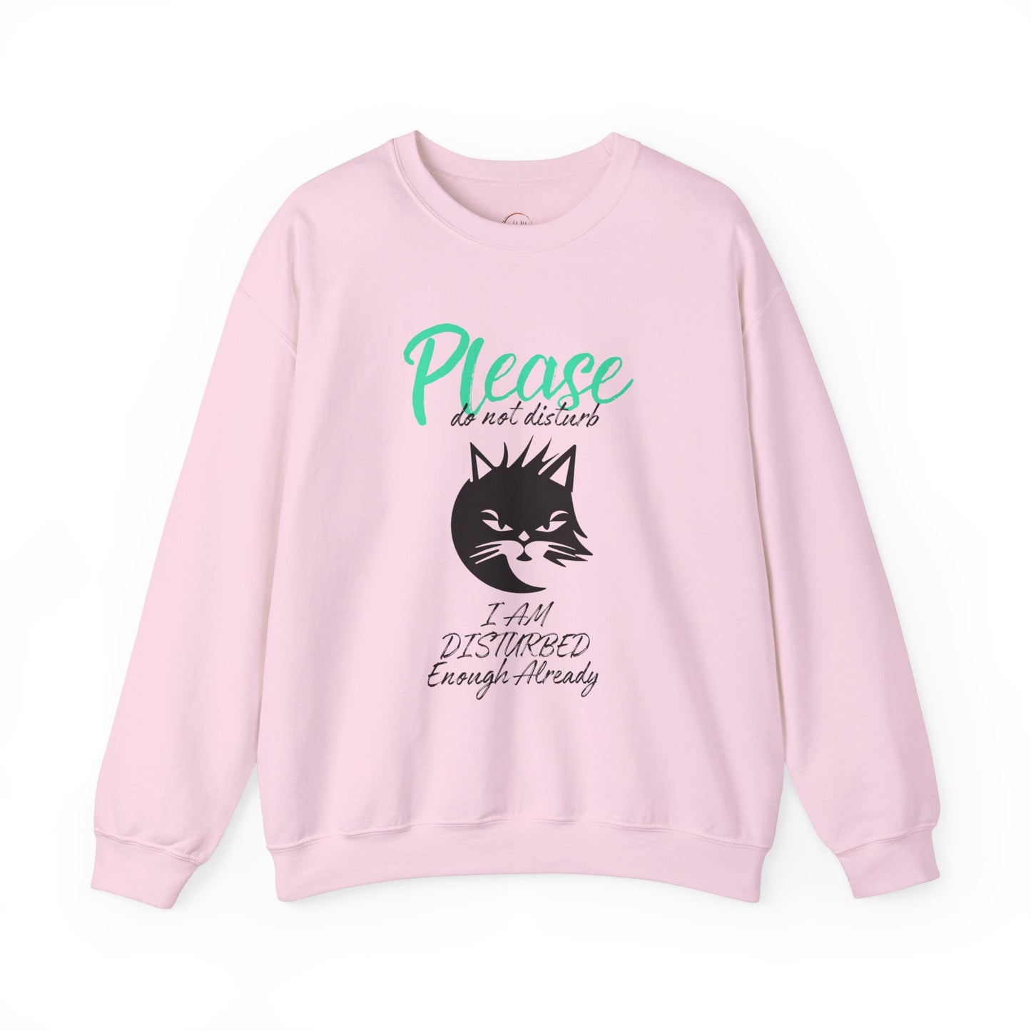 Please Do Not Disturb Cat Unisex Crewneck Sweatshirt