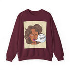 Girl Power Unisex Sweatshirt, Empowering Crewneck Jumper, Inspirational Women's