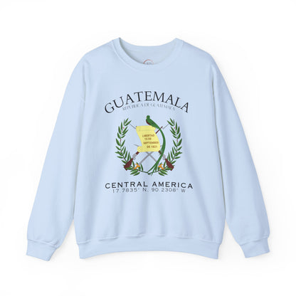 Guatemala Crewneck Sweatshirt - Central America Comfortable Unisex Sweatshirt