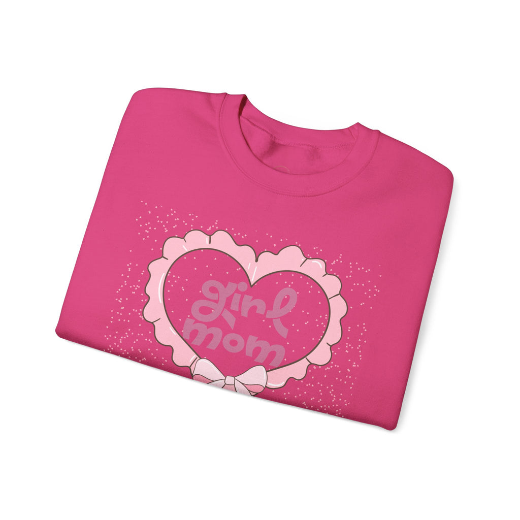 Girl Mom Sweatshirt, Motherhood Gift, Mom Life Apparel, Crewneck Jumper,