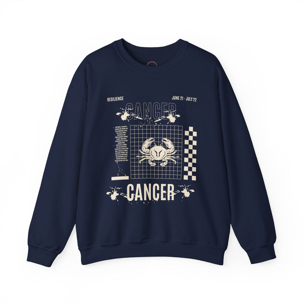 Cancer Zodiac Sweatshirt, Horoscope Unisex Jumper, Astrology Sign Clothing,