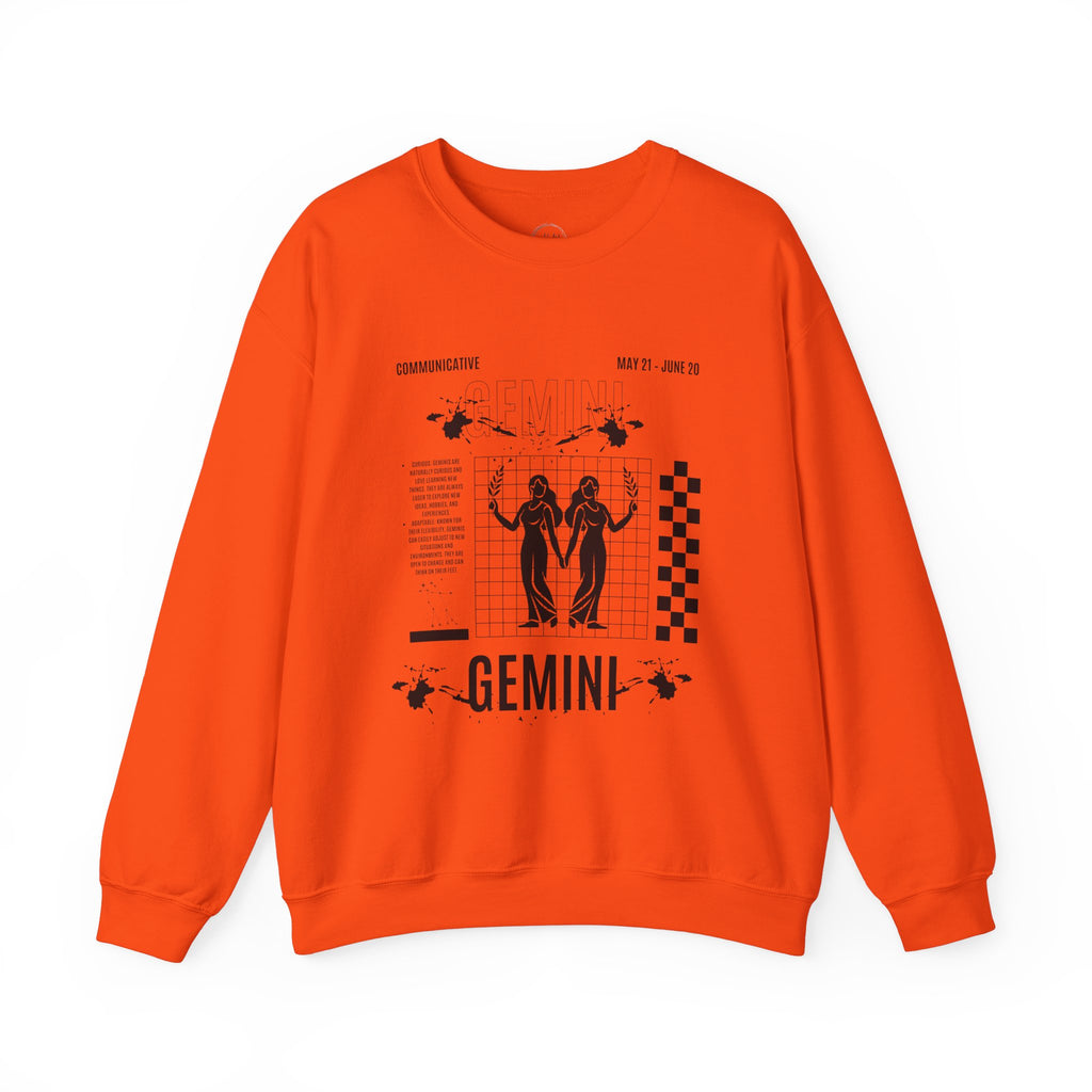 Gemini Zodiac Unisex Sweatshirt, Astrology Crewneck Jumper, Horoscope Pullover