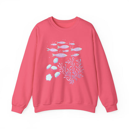 Sea Animals Vintage Unisex Crewneck Sweatshirt