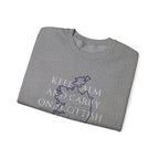 Scottish Style Unisex Sweatshirt Comfortable Outfit Keep Calm and Carry On Design - A1 Majestic