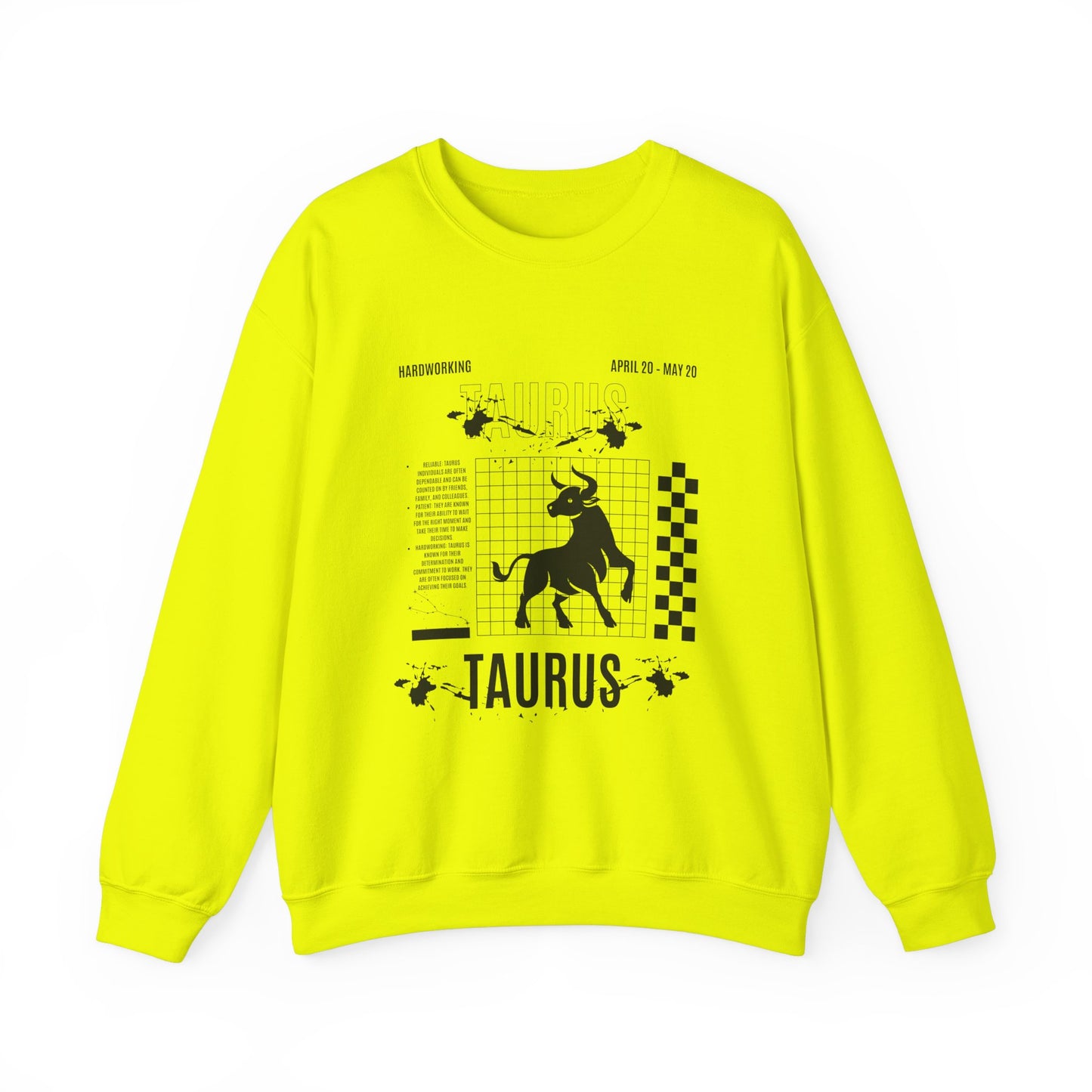 Taurus Zodiac Sweatshirt, Astrology Crewneck Jumper, Bull Constellation