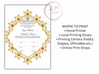 Nikkah Certificate Digital Download Personalised, A4, A3, Nikkah Contract, Muslim Nikkah Certificate Template, Instat Download. NN229