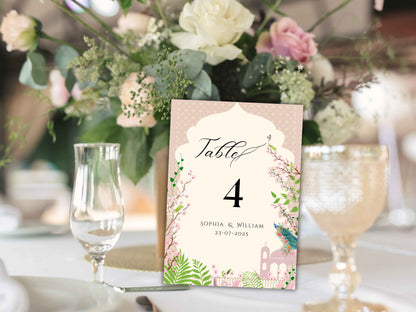 Wedding Table Number Template, Wedding Number, Printable Table Number, Editable Template, Wedding Decor, Modern Table Numbers. TS3