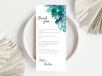 Menu Card, Thank You Card & Table Card Template Set. WI216