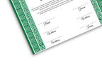 Digital Nikahnama | Marriage Certificate | Nikkah nama | Islamic | Nikkah Contract Template | Wedding Gift | Calligraphy| NN132