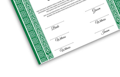 Digital Nikahnama | Marriage Certificate | Nikkah nama | Islamic | Nikkah Contract Template | Wedding Gift | Calligraphy| NN132