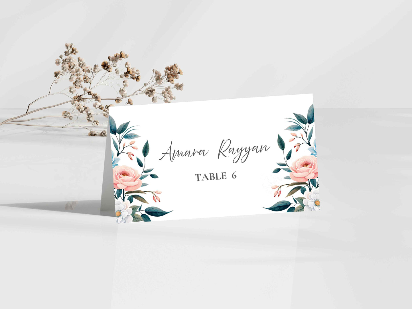 Wedding Invitation Bundle, RSVP, Thank You Card, Table Card, Menu Card, Reception Card, Details Card. WI238