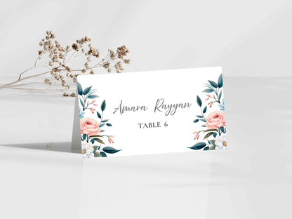 Wedding Invitation Bundle, RSVP, Thank You Card, Table Card, Menu Card, Reception Card, Details Card. WI238