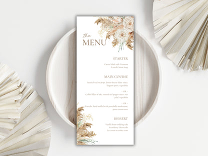 Place Card & Thank You Card Template. WI193